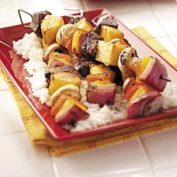 Pineapple Beef Kabobs