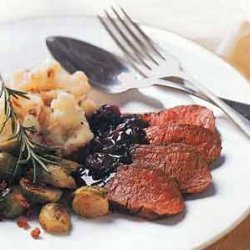 Pan-seared Venison With Rosemary And Dried Cherrie...