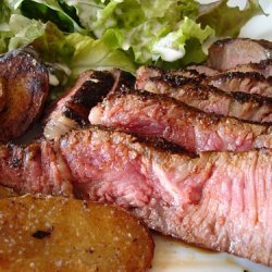 Coffee Rubbed Grilled Steaks