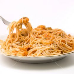 Angel Hair Pasta With Shrimp Crab Sauce