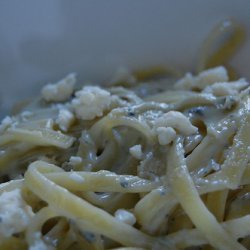 Fettuccine With Gorgonzola Cheese Sauce