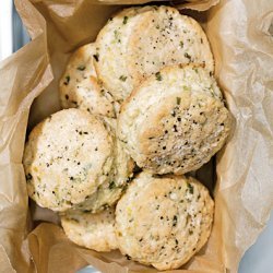 Buttermilk Biscuits With Green Onions Black Pepper...