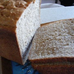 Bread Machine Honey Buttermilk Wheat Bread