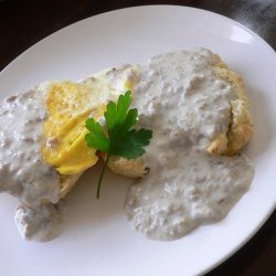 Biscuits N Sausage Cream Gravy