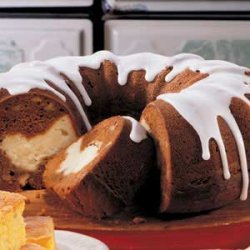Cheese Filled Gingerbread Bundt Cake
