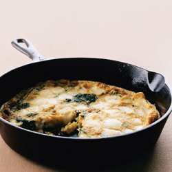 Arugula and Fontina Frittata