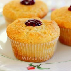 Raspberry Corn Muffins