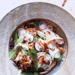 Rice Vermicelli with Chicken and Nuoc Cham