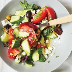 Cucumber, Tomato and Feta Salad