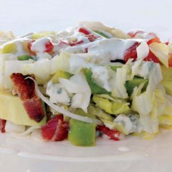 Patricia Wells's Cobb Salad: Iceberg, Tomato, Avocado, Bacon, and Blue Cheese