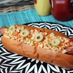 Muffuletta Hot Dogs