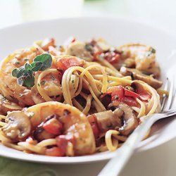 Fettuccine with Shrimp