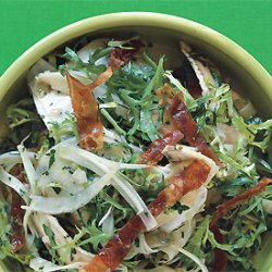 Artichoke, Fennel, and Crispy Prosciutto Salad