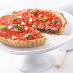 Tomato, Goat Cheese, and Onion Tart