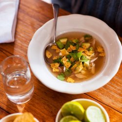 Chicken, Corn, and Lime Soup