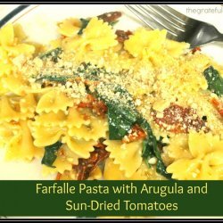 Farfalle with Sun-Dried Tomatoes and Arugula