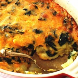 Spinach-Cheddar Casserole