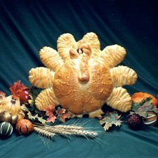 Turkey Bread Centerpiece