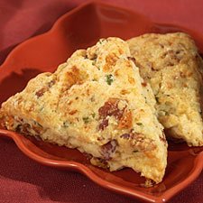 Bacon Cheese And Scallion Scones