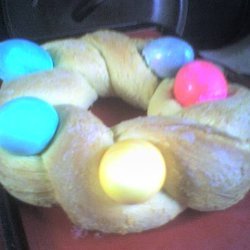 Braided Easter Egg Bread