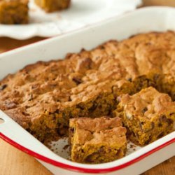 Date And Pecan Pumpkin Squares