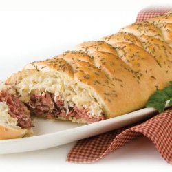 Baked Reuben Braid