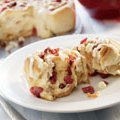 Cranberry Kissed Cinnamon Rolls