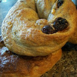 Cherry Walnut Bagels