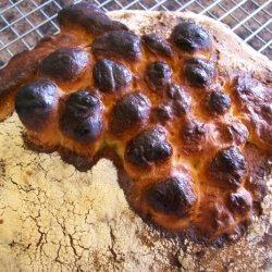 Decorated Wine And Walnut Loaf