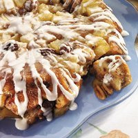 Upside-down Cinnamon-apple Coffee Cake