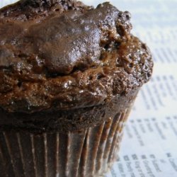 Dark Chocolate Caramel Muffins