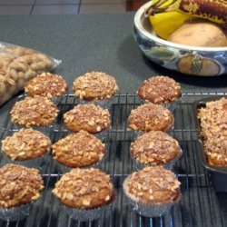 Banana Peanut Butter Oatmeal Muffins