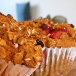 Honey Wheat Pumpkin Muffins