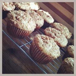 Whole Wheat Banana Muffins With Graham-pecan Toppi...
