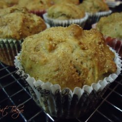 Peanut Butter Banana Honey Muffins