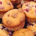 Cranberry-peach Muffins