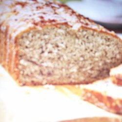 Coconut Banana Bread With Lime Glaze