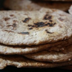 Sesame-flax  Whole Wheat Flatbreads