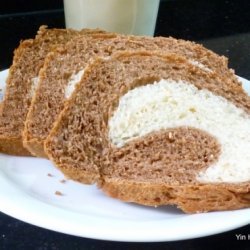 Wholemeal Chocolate Marble Swirl Toast Bread