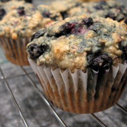 Whole Wheat Blueberry Muffins