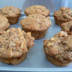 Morning Apple Raisin Pecan Muffins