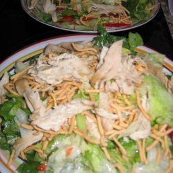 Chopstick Chicken Salad With Ginger Soy Dressing