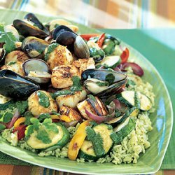 Seafood Salad With Cilantro Dressing