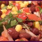 Prettty And Healthy Corn N  Bean Salad