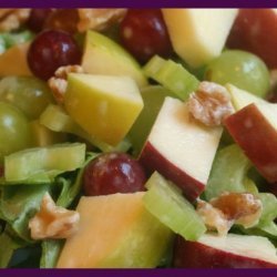 Healthy Apple Cranberry Waldorf Salad