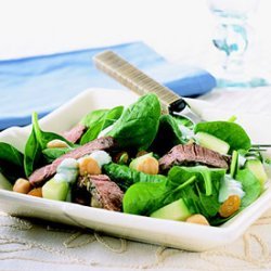 Greek Lamb And Cucumber Salad With Yogurt Dressing