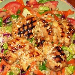 Leahs Honey-mustard Grilled Chicken Over Salad