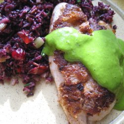 Onion-crusted Cod With Wild Rice Salad
