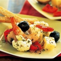 Herbed Shrimp Antipasto