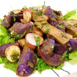 Steak And Purple Potato Salad